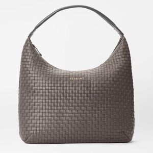 MZ Wallace Woven Large Shoulder in Magnet